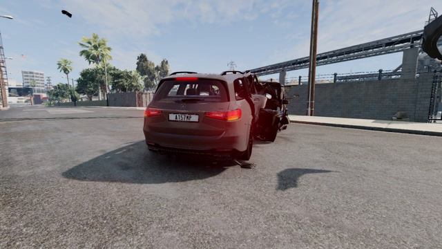 BeamNG: - Mercedes G-63 vs. Mercedes GLS. ( full version) смотреть онлайн