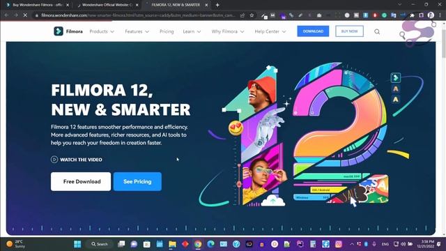 Download and Install filmora 12  How to download  install filmora 12  wondershare Install filmor