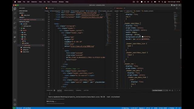 Práctica Ev. Inicial - HTML/SASS 1 смотреть онлайн