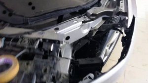 Ремонт переднего крыла и бампера volvo cx90. Обзор автомобиля. Повреждения.