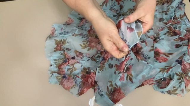 Обзор готового платья из шифона смотреть онлайн