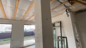 Одноэтажный кирпичный дом дуплекс чёрные швы