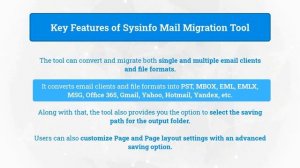 Sysinfo Mail Migration Tool- Migrate Emails from One Client to Another