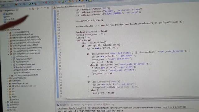 Spring SSE Client of Spark Cloud + GCM Push смотреть онлайн