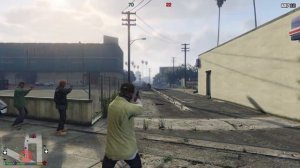 GTA 5 War - Families Vs Ballas (Grove Street War)