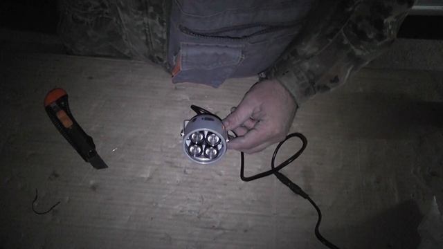 Инфракрасный фонарь с Alixpress, для дополнительной подсветки темных зон камер видеонаблюдения. смотреть онлайн