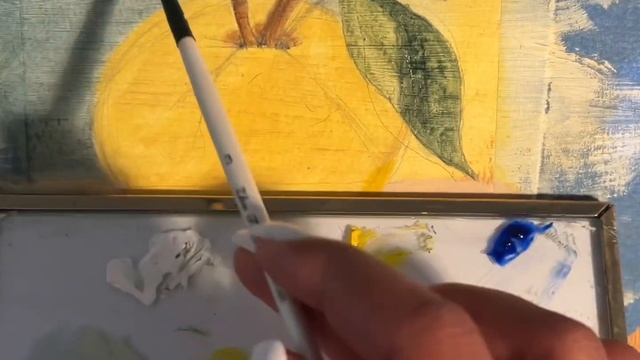 Oil Paint Timelapse - Peach смотреть онлайн