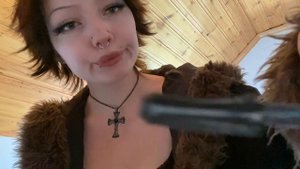 ASMR emo girl does your makeup