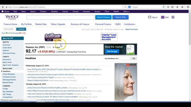 YAHOO- FINANCE смотреть онлайн