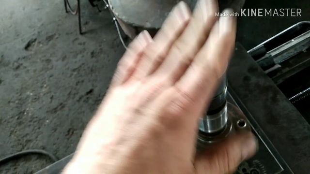 Шпиндель передней бабки самодельного токарного станка. смотреть онлайн