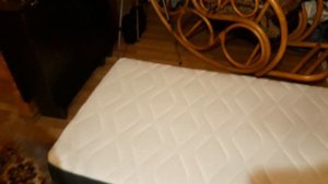 Анатомический ортопедический беспружинный матрас 90x190 см с наматрасником, купленные на Озоне.