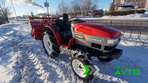 Yanmar F220 с ПСМ японские трактора купить в кредит прогрессавто почвофреза полноприводный трактор