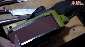Быстрая заточка ножей в домашних условиях на гриндере (наждаке)