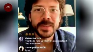 Alvaro Morte singing Bella ciao | Money Heist |