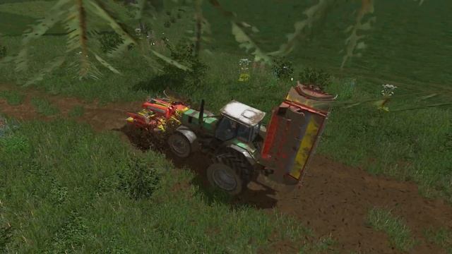 Farming Simulator 17:Карта, Дороги, Грабли ГКП-600 смотреть онлайн