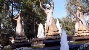 Легенда о семи башкирских девушках красавицах.Уфа.Театральный сквер.