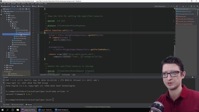Laravel урок №38: [ Страница редактирования статьи блога ] #1