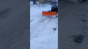 МТЗ и отвал бабочка