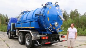 Илососная вакуумная автоцистерна МВС-14 МАЗ-6312-26 - новый илосос от НПО "ВЕКТОР"