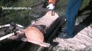 Цветочная Клумба из Бревна Своими Руками