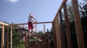 Верхняя обвязка Укосины Каркасная мастерская своими руками