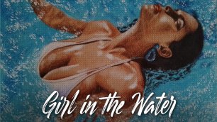 РИСУЮ девушку в воде | Акварельные карандаши | girl in the water