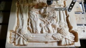 Фрезерование панно на станке CNC3018Pro