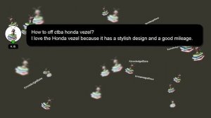 [SOLVED] HOW TO OFF CTBA HONDA VEZEL?