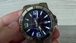 Обзор CASIO MTP-VD01D-2B | Где купить со скидкой