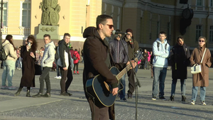 Уличные музыканты. Улица Без Имени - "Группа крови" (cover Виктор Цой, Кино)