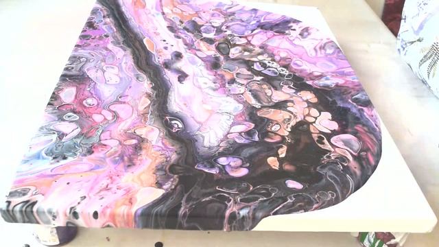 Жидкий акрил - магия цвета. Солярис. Вдохновенная музыка Баха смотреть онлайн