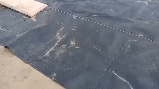 Сварка ПВХ мембраны под фундамент - монолитную плиту