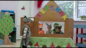 Сказка "Теремок" от воспитанников 1 младшей группы "Радуга"