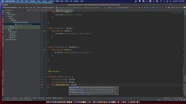 design pattern abstract factory pattern | android abstract factory pattern example for beginner
