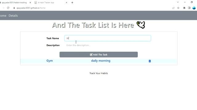 Habbit Tracking App смотреть онлайн