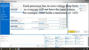 How to undervolt CPU on laptop with Intel XTU