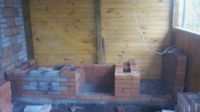 Беседка с мангалом своими руками