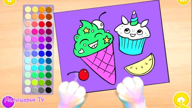 Видео для детей про милого котенка | Играю с котиком-единорогом в детской игре смотреть онлайн