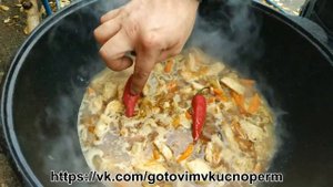 ГРЕЧКА ПО-КУПЕЧЕСКИ. с курицей на казане