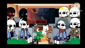 sans au's react to vhs sans vs underplayer