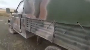 Брошенная колонна Армении в Карабахе/Армения-Азербайджан
