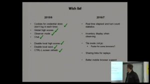 IRDC EU 2016: Tom Ford talks about WebBrogue's server