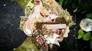 #ScrapMania_tm Подвеска в форме месяца