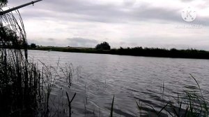 Унылая рыбалка.попал под ливень.