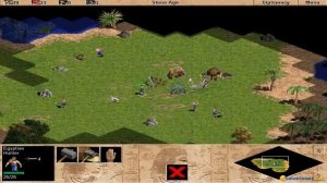 Age of Empires gameplay (PC Game, 1997)