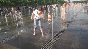 Summer, fountain, girls and wet Happiness-26! / Лето, фонтан, девушки и мокрое Счастье-26!