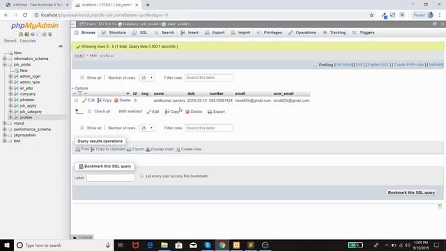Online Job Portal Project In PHP - Php Project Tutorial (Hindi) - 28
