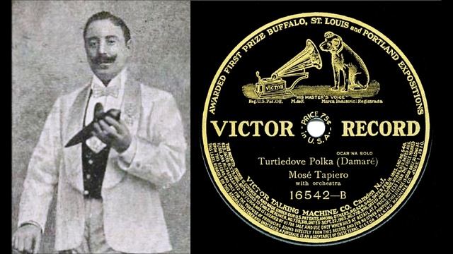 TURTLEDOVE POLKA, Mosé Tapiero levytti ocarina soolona orkesterin säestyksellä 19.11.1908 смотреть онлайн