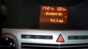 Opel CD30MP3 (old gen.) stereo AUX - IN
