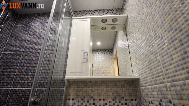 ИДЕИ ДЛЯ РЕМОНТА маленькой ванной ДУШЕВОЙ поддон из плитки. смотреть онлайн